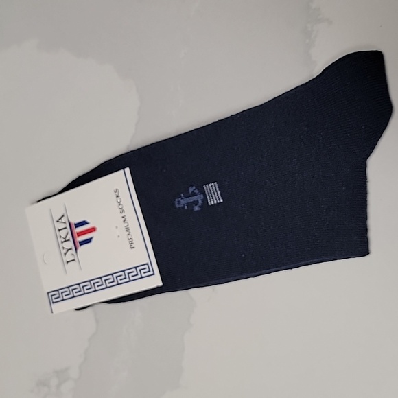 Lykia Other - Premium Navy Blue Dress Socks - One Size